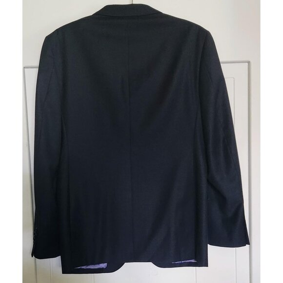 Joseph Abboud Men's Slim Fit Wool Blazer in Navy (38 US) - Picture 2 of 3